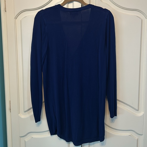 Joseph A Blue Long Cardigan Sweater- Women’s Medium- NWOT - Picture 6 of 6